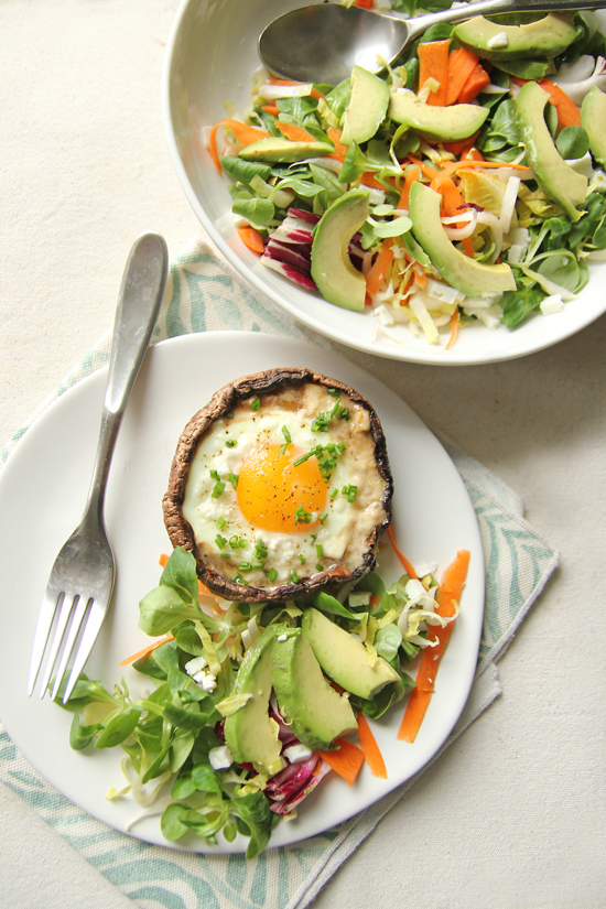 Portobello Baked Eggs