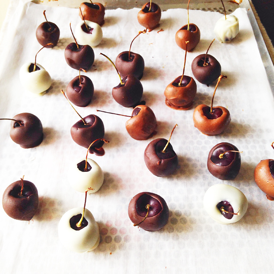 chocolate covered cherries